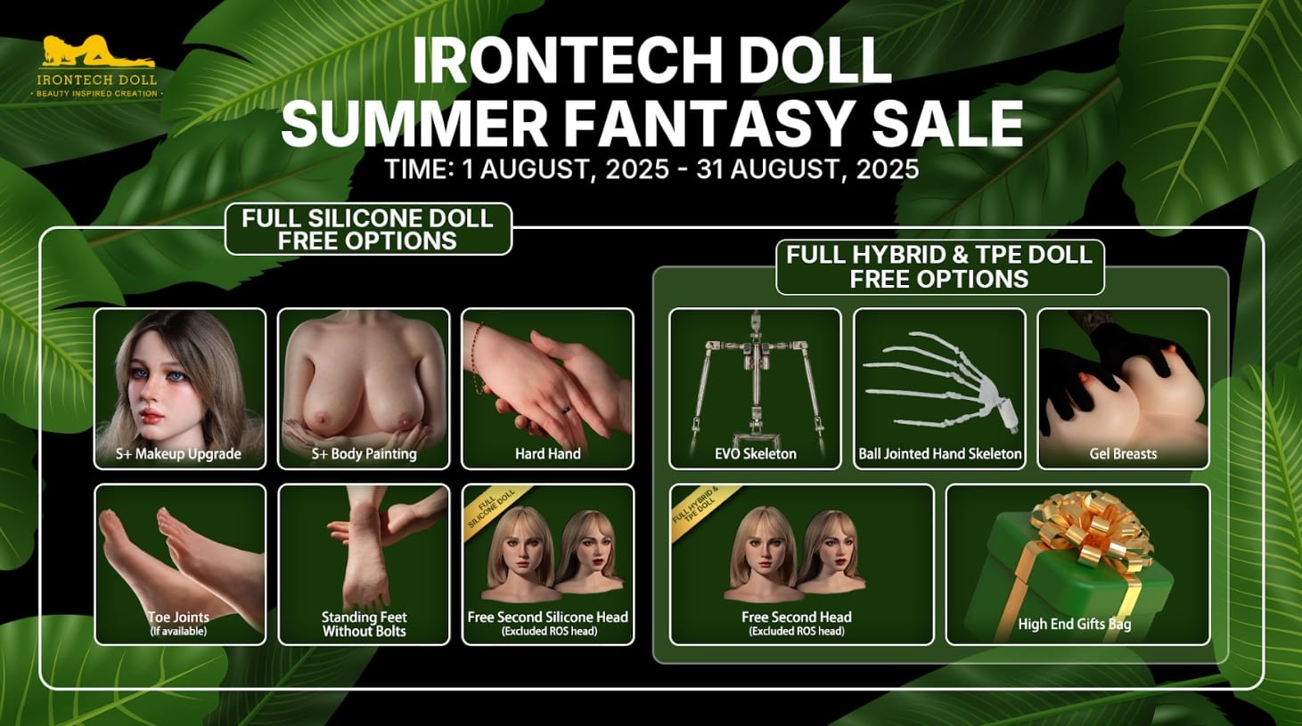 IronTechDoll promotion Aout 2025